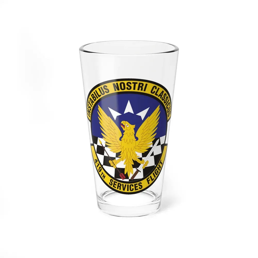 419th Services Flight (U.S. Air Force) Pint Glass 16oz 16oz - Go Mug Yourself