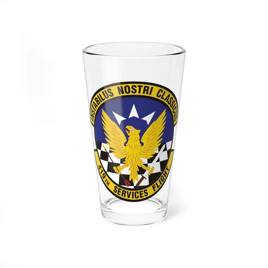 419th Services Flight (U.S. Air Force) Pint Glass 16oz 16oz - Go Mug Yourself
