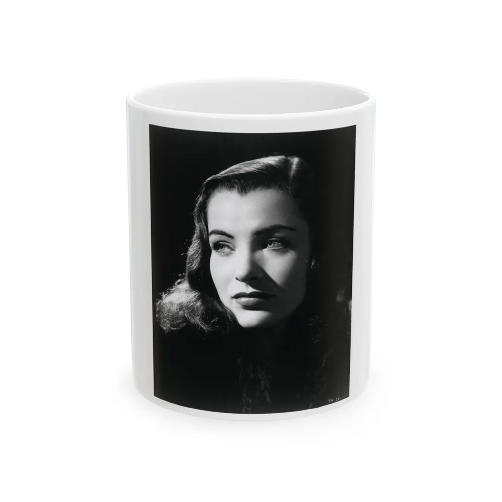 Ella Raines #139 (Vintage Female Icon) White Coffee Mug-11oz-Go Mug Yourself