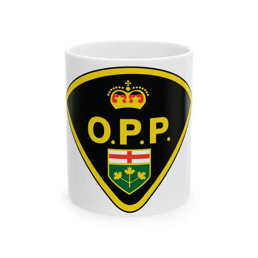 Ontario Provincial Police - White Coffee Mug-11oz-Go Mug Yourself