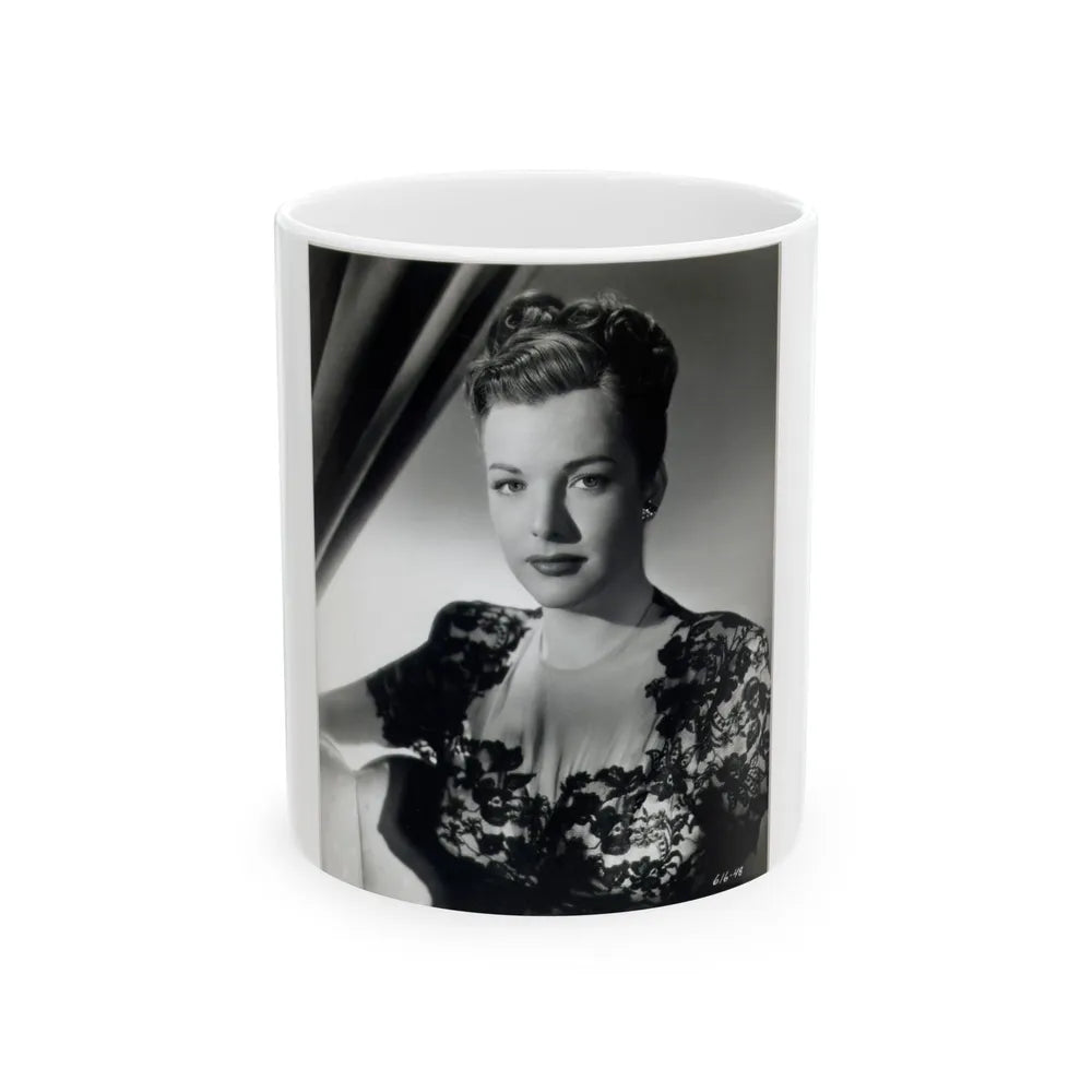 Cathy Downs #21 (Vintage Female Icon) White Coffee Mug-11oz-Go Mug Yourself