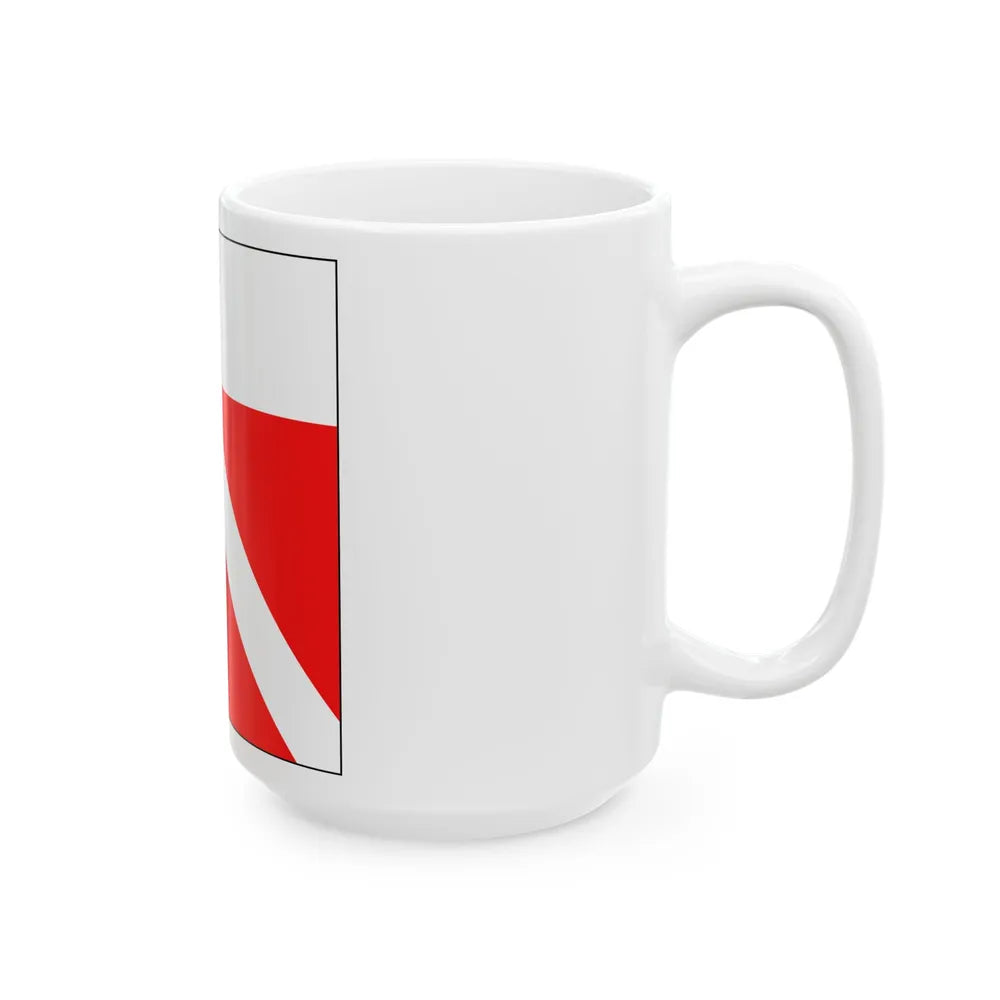 Flag of Yens Switzerland - White Coffee Mug-Go Mug Yourself