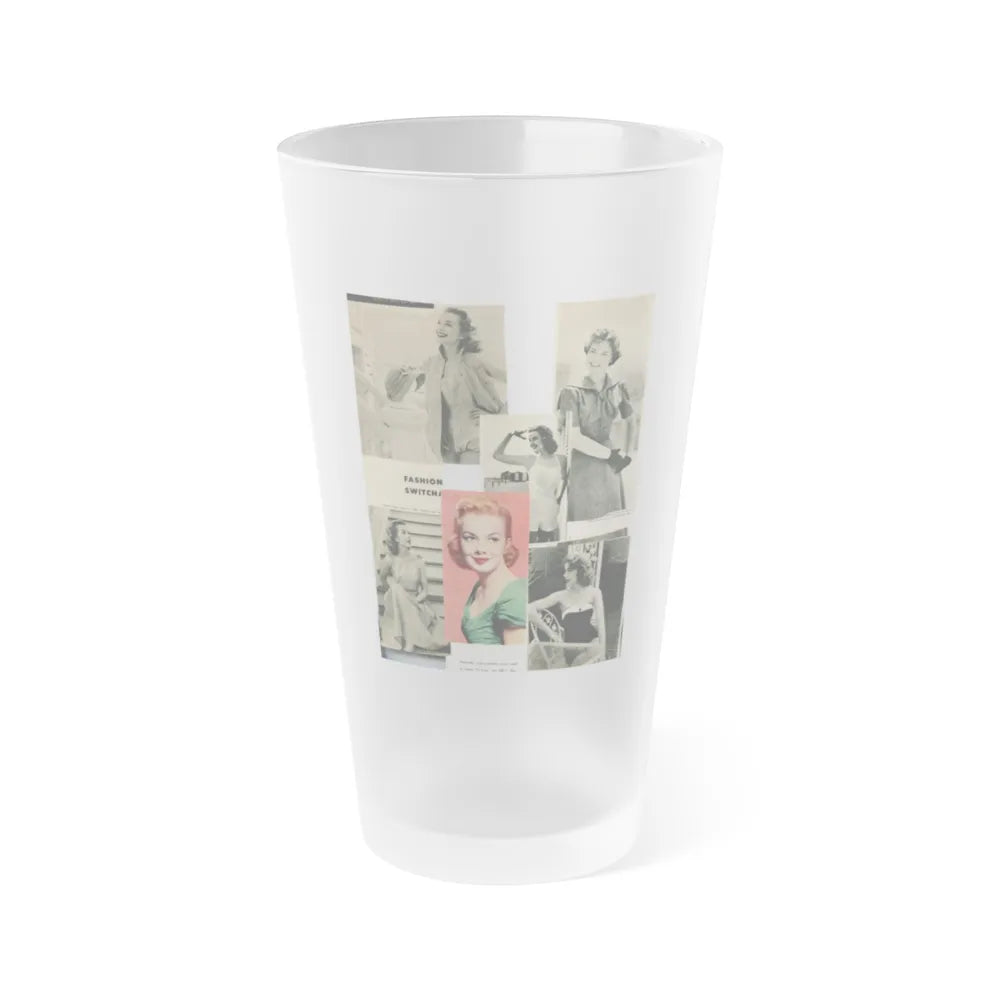 Leslie Parrish #85 (Vintage Female Icon) Frosted Pint 16oz-16oz-Frosted-Go Mug Yourself