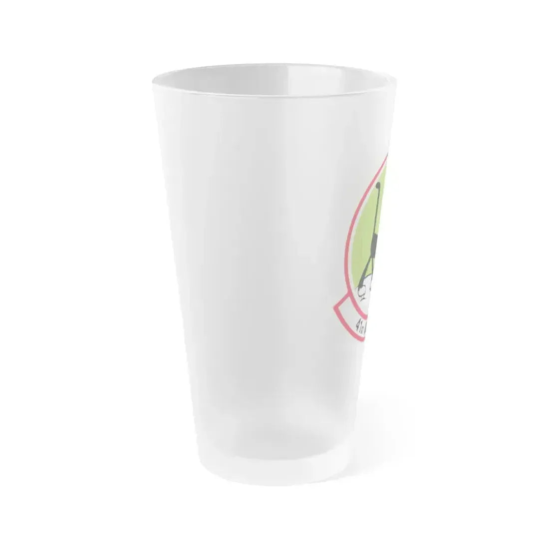 41st Airlift Sq v2 (U.S. Air Force) Frosted Pint Glass 16oz - Go Mug Yourself