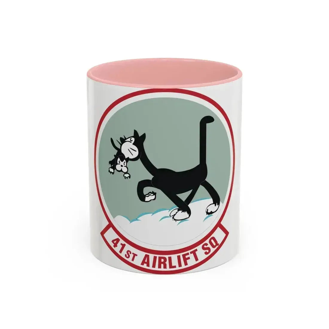 41st Airlift Squadron (U.S. Air Force) Accent Coffee Mug 11oz Pink - Go Mug Yourself