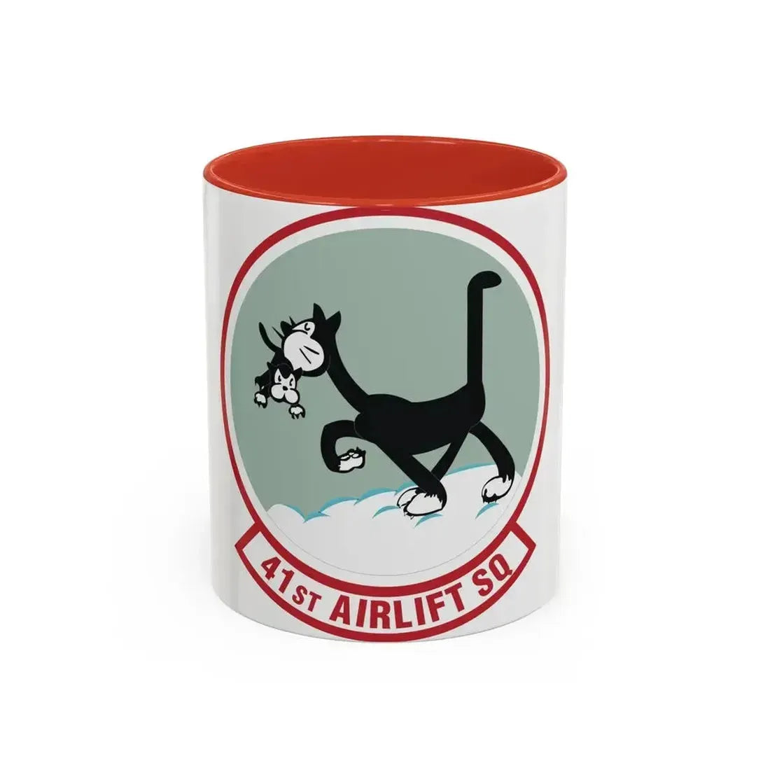 41st Airlift Squadron (U.S. Air Force) Accent Coffee Mug 11oz Red - Go Mug Yourself