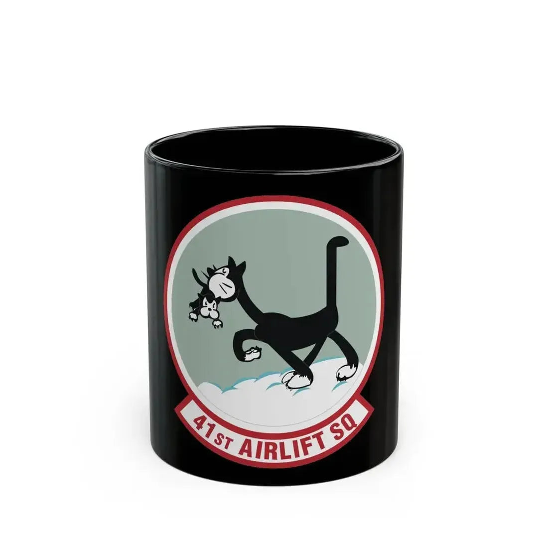 41st Airlift Squadron (U.S. Air Force) Black Coffee Mug 11oz - Go Mug Yourself