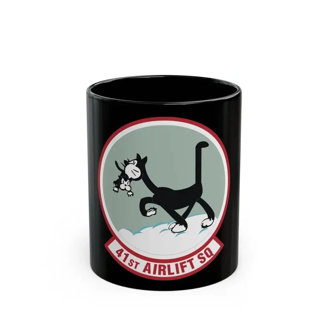 41st Airlift Squadron (U.S. Air Force) Black Coffee Mug 11oz - Go Mug Yourself