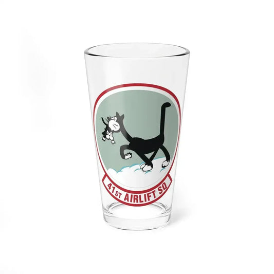 41st Airlift Squadron (U.S. Air Force) Pint Glass 16oz 16oz - Go Mug Yourself