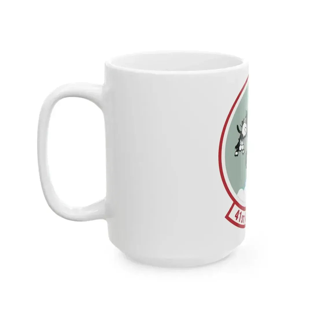 41st Airlift Squadron (U.S. Air Force) White Coffee Mug - Go Mug Yourself