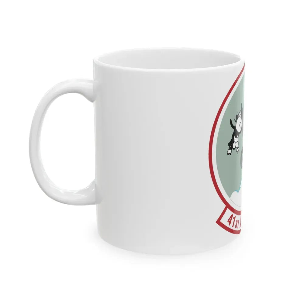 41st Airlift Squadron (U.S. Air Force) White Coffee Mug - Go Mug Yourself