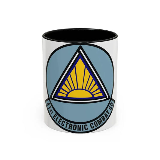 41st Electronic Combat Squadron (U.S. Air Force) Accent Coffee Mug 11oz Black - Go Mug Yourself