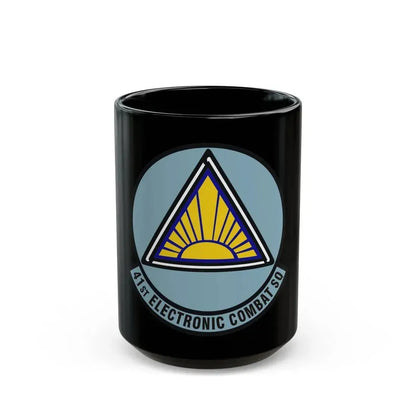 41st Electronic Combat Squadron (U.S. Air Force) Black Coffee Mug 15oz - Go Mug Yourself