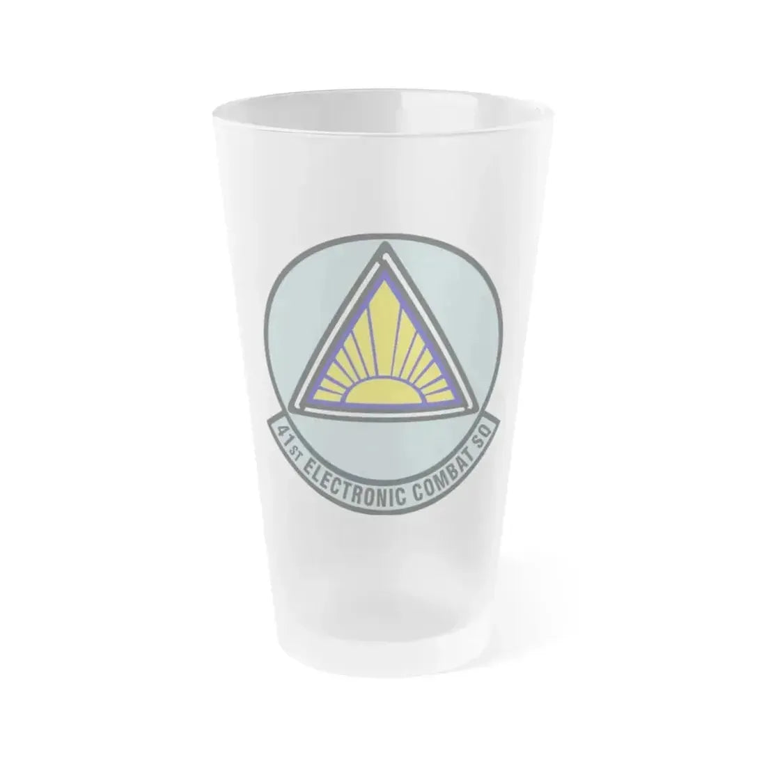 41st Electronic Combat Squadron (U.S. Air Force) Frosted Pint Glass 16oz 16oz Frosted - Go Mug Yourself
