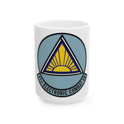 41st Electronic Combat Squadron (U.S. Air Force) White Coffee Mug 15oz - Go Mug Yourself