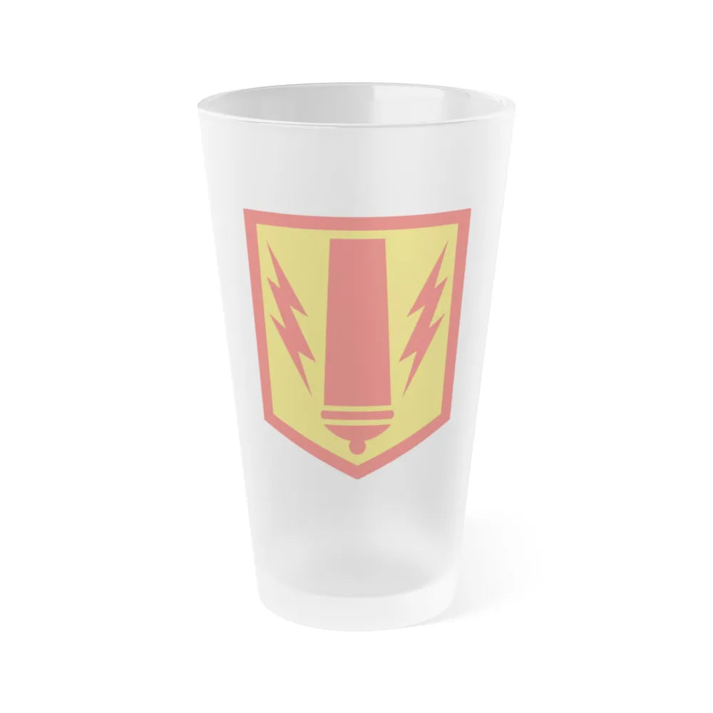 41st Field Artillery Brigade (U.S. Army) Frosted Pint Glass 16oz-Go Mug Yourself