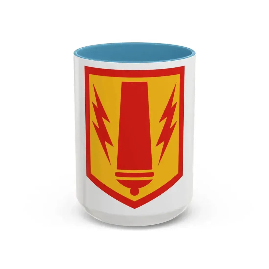 41st Field Artillery Brigade (U.S. Army) Accent Coffee Mug 15oz Light Blue - Go Mug Yourself