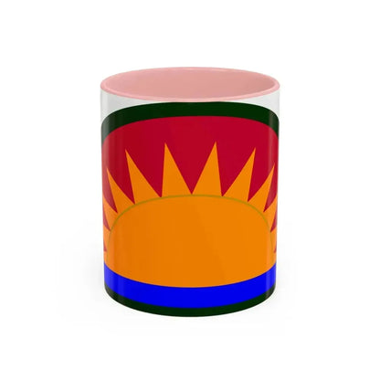 41st Infantry Division SSI (U.S. Army) Accent Coffee Mug 11oz Pink - Go Mug Yourself