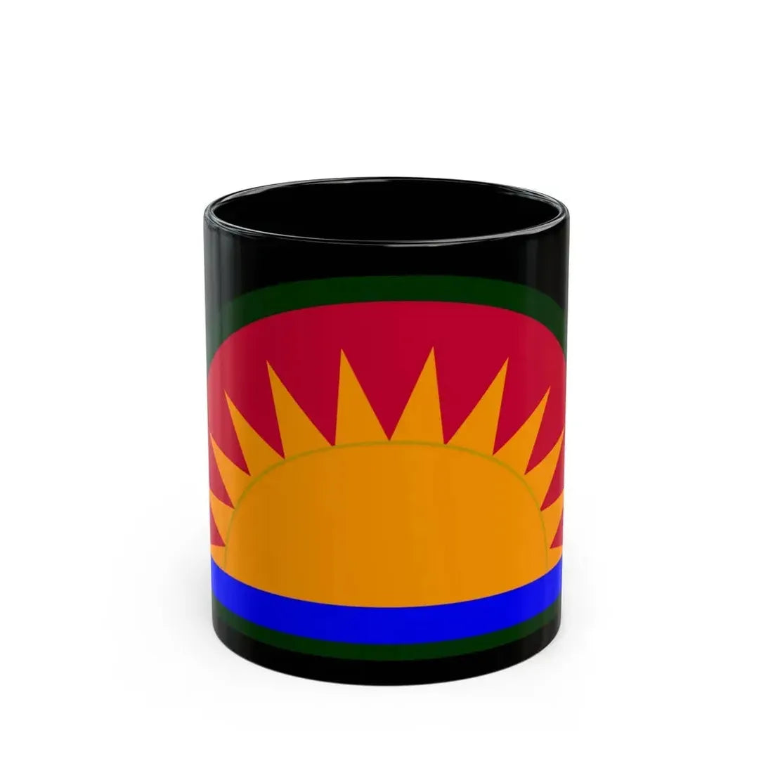 41st Infantry Division SSI (U.S. Army) Black Coffee Mug 11oz - Go Mug Yourself