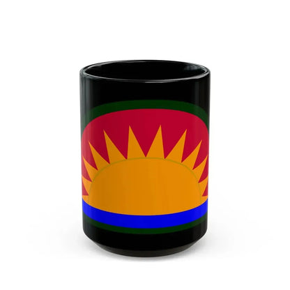 41st Infantry Division SSI (U.S. Army) Black Coffee Mug 15oz - Go Mug Yourself