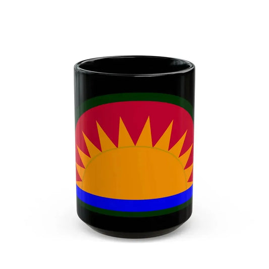 41st Infantry Division SSI (U.S. Army) Black Coffee Mug 15oz - Go Mug Yourself