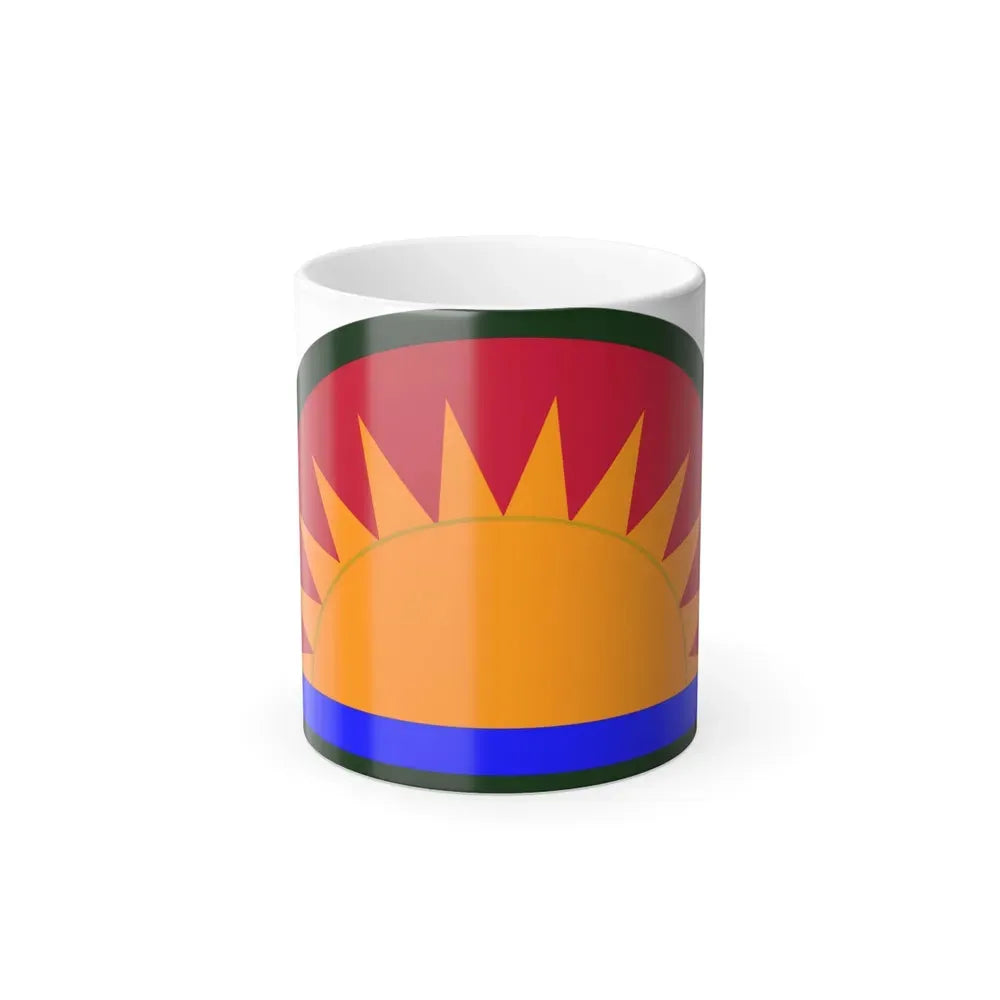 41st Infantry Division SSI (U.S. Army) Color Changing Coffee Mug 11oz - Go Mug Yourself