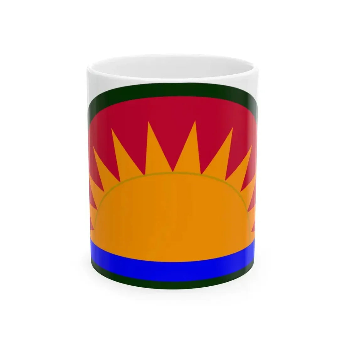 41st Infantry Division SSI (U.S. Army) White Coffee Mug 11oz - Go Mug Yourself