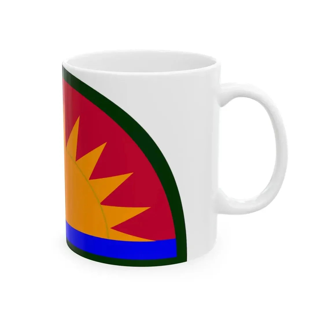 41st Infantry Division SSI (U.S. Army) White Coffee Mug - Go Mug Yourself