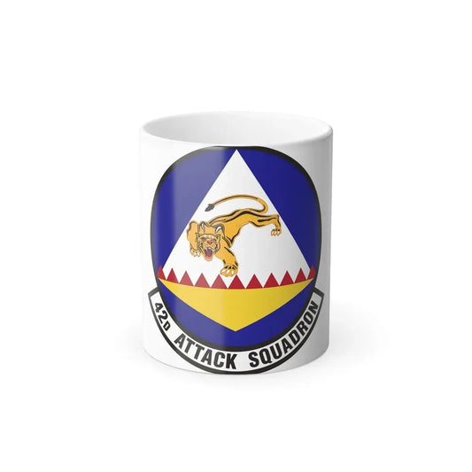 42 Attack Squadron ACC (U.S. Air Force) Color Changing Coffee Mug 11oz - Go Mug Yourself