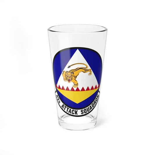 42 Attack Squadron ACC (U.S. Air Force) Pint Glass 16oz 16oz - Go Mug Yourself