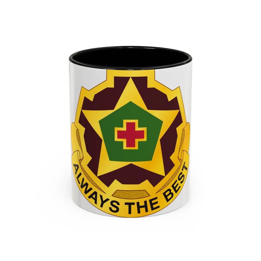 42 Field Hospital (U.S. Army) Accent Coffee Mug-11oz-Black-Go Mug Yourself