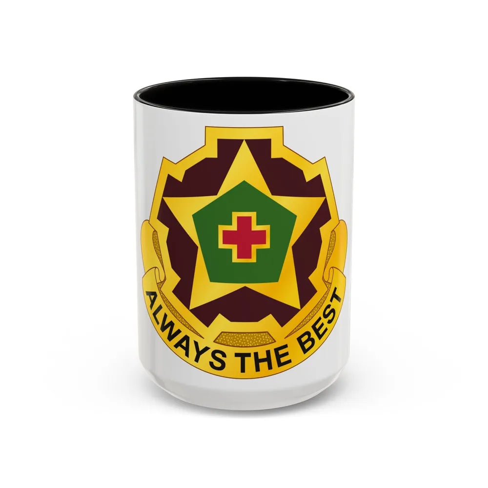 42 Field Hospital (U.S. Army) Accent Coffee Mug-15oz-Black-Go Mug Yourself