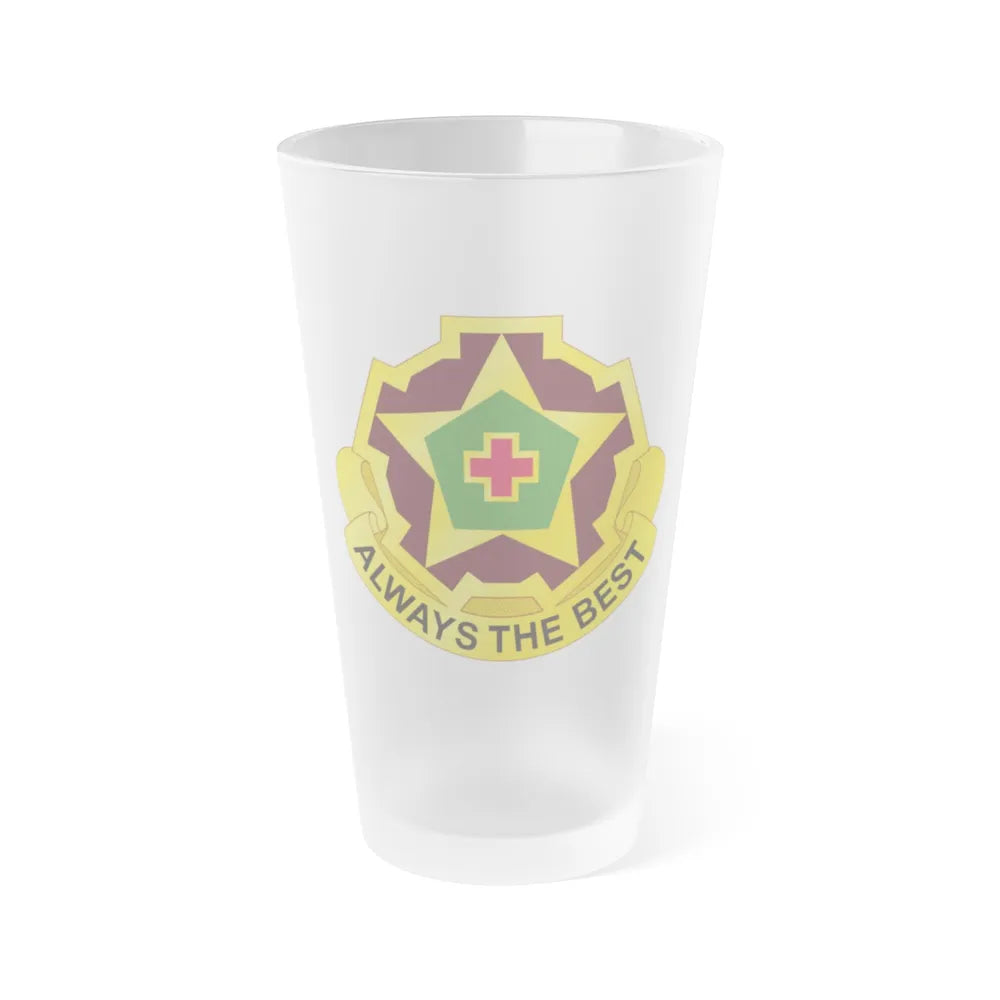 42 Field Hospital (U.S. Army) Frosted Pint Glass 16oz-Go Mug Yourself