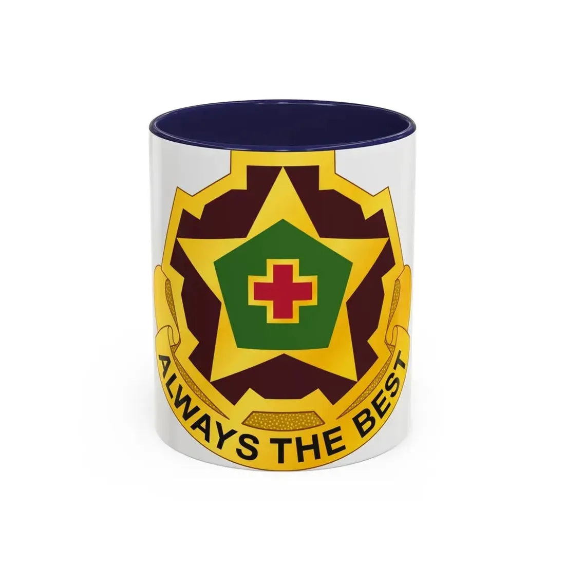 42 Field Hospital (U.S. Army) Accent Coffee Mug 11oz Navy - Go Mug Yourself
