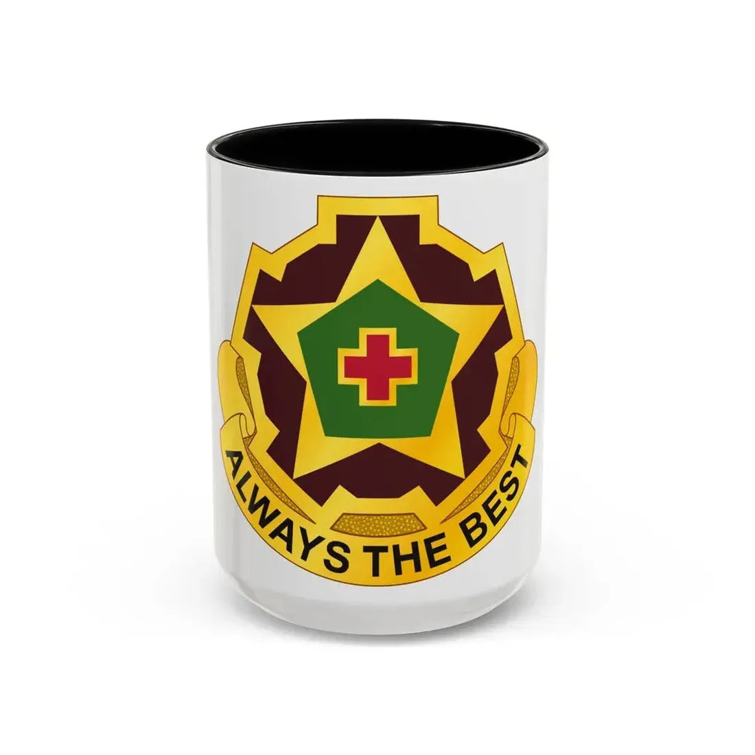 42 Field Hospital (U.S. Army) Accent Coffee Mug 15oz Black - Go Mug Yourself