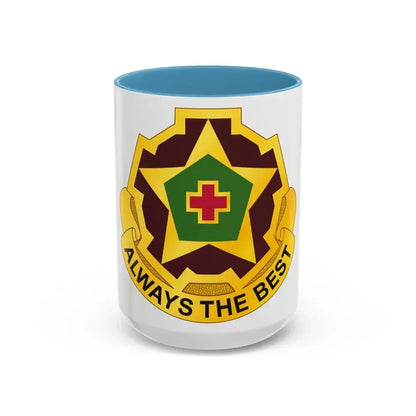 42 Field Hospital (U.S. Army) Accent Coffee Mug 15oz Light Blue - Go Mug Yourself