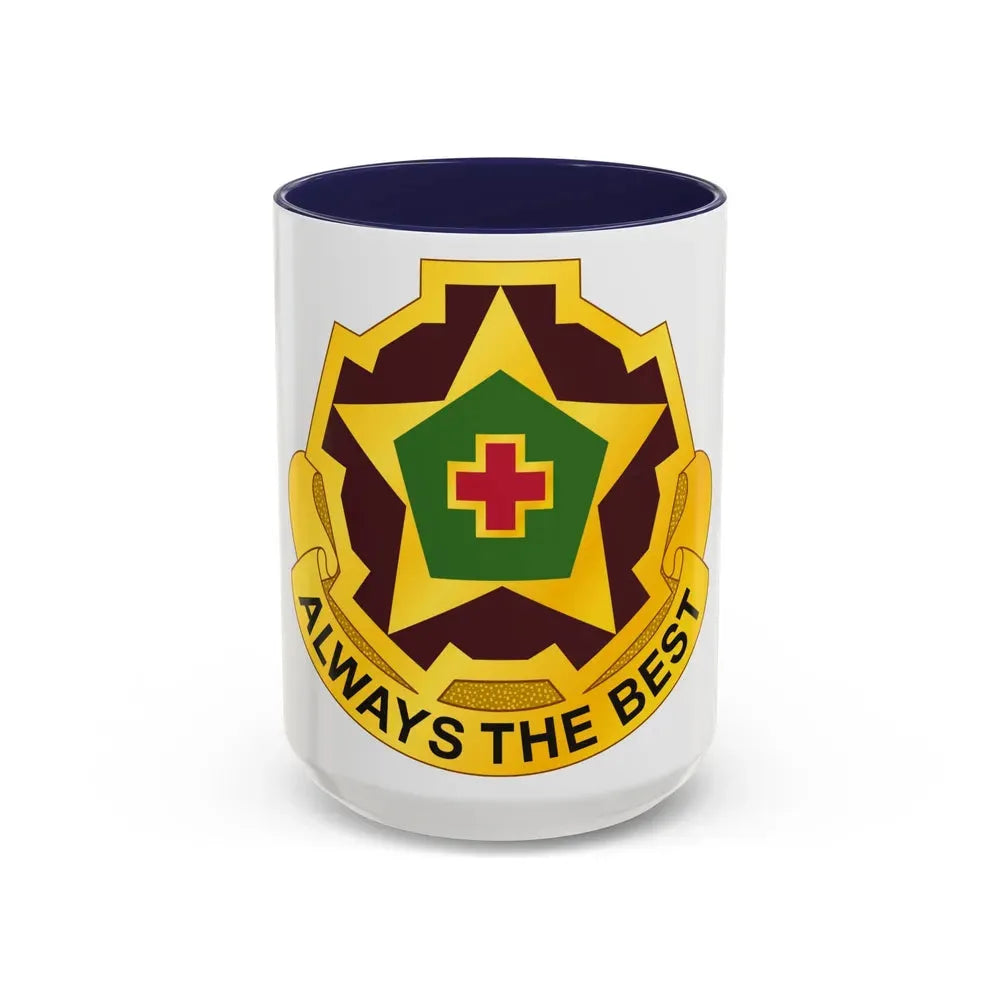 42 Field Hospital (U.S. Army) Accent Coffee Mug 15oz Navy - Go Mug Yourself