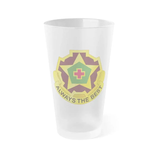 42 Field Hospital (U.S. Army) Frosted Pint Glass 16oz Default Title - Go Mug Yourself