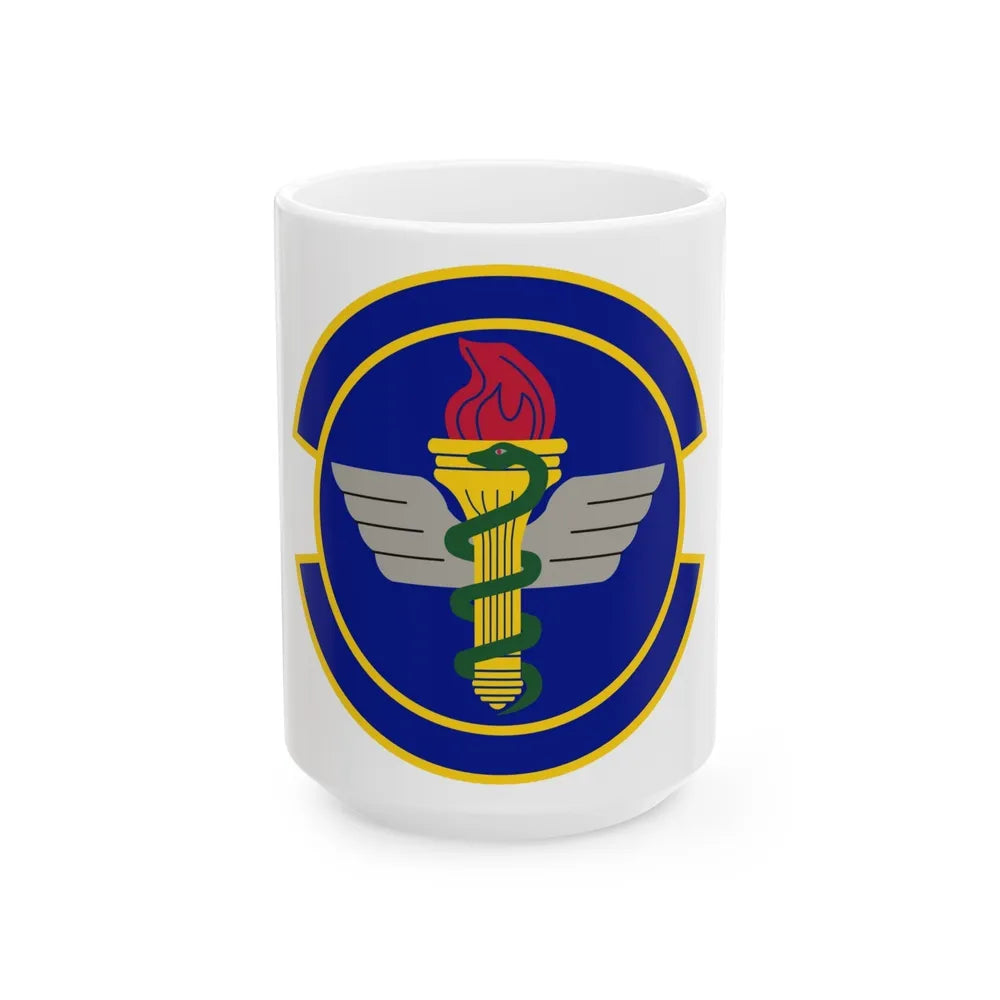 42 Operational Medical Readiness Squadron AETC (U.S. Air Force) White Coffee Mug-15oz-Go Mug Yourself