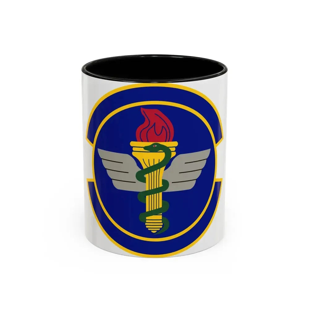 42 Operational Medical Readiness Squadron AETC (U.S. Air Force) Accent Coffee Mug 11oz Black - Go Mug Yourself