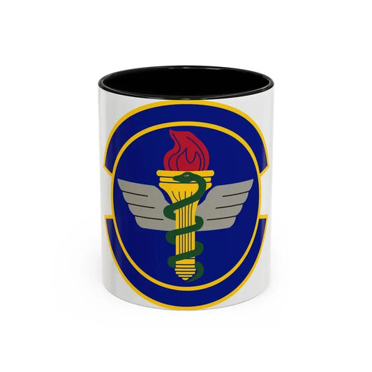 42 Operational Medical Readiness Squadron AETC (U.S. Air Force) Accent Coffee Mug 11oz Black - Go Mug Yourself