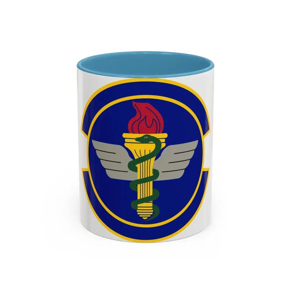 42 Operational Medical Readiness Squadron AETC (U.S. Air Force) Accent Coffee Mug 11oz Light Blue - Go Mug Yourself