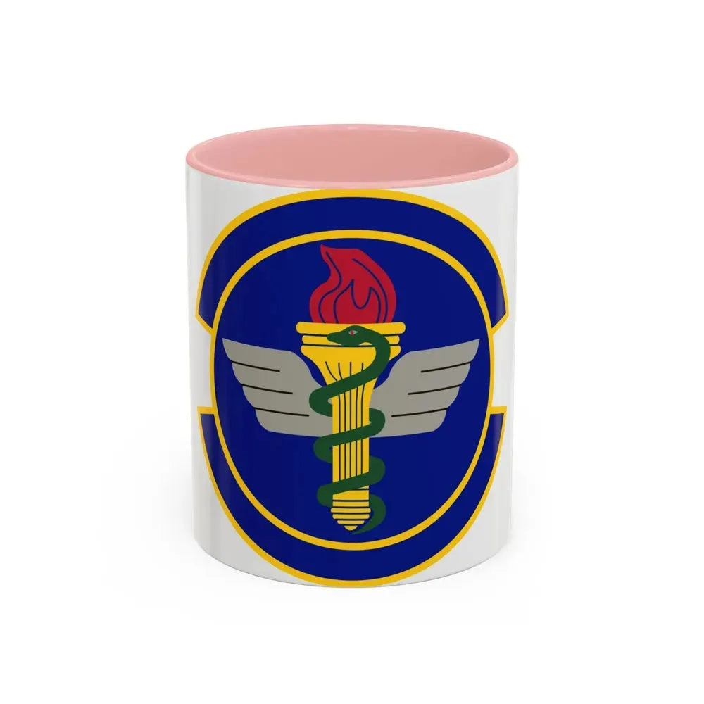 42 Operational Medical Readiness Squadron AETC (U.S. Air Force) Accent Coffee Mug 11oz Pink - Go Mug Yourself