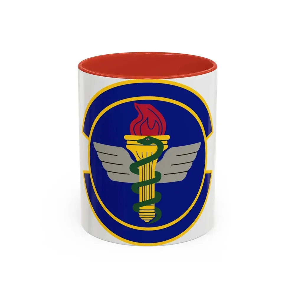 42 Operational Medical Readiness Squadron AETC (U.S. Air Force) Accent Coffee Mug 11oz Red - Go Mug Yourself