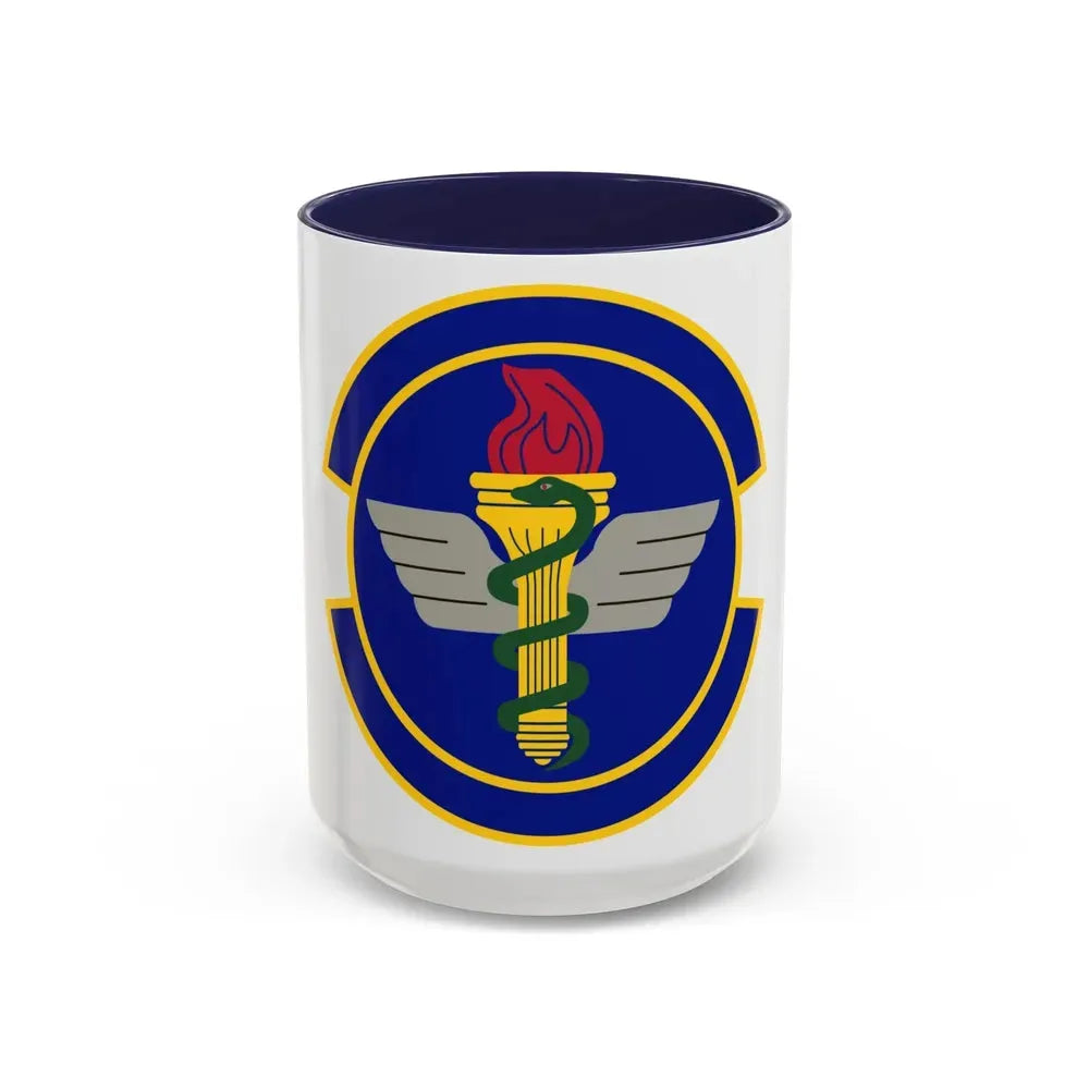 42 Operational Medical Readiness Squadron AETC (U.S. Air Force) Accent Coffee Mug 15oz Navy - Go Mug Yourself