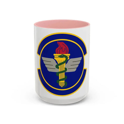 42 Operational Medical Readiness Squadron AETC (U.S. Air Force) Accent Coffee Mug 15oz Pink - Go Mug Yourself