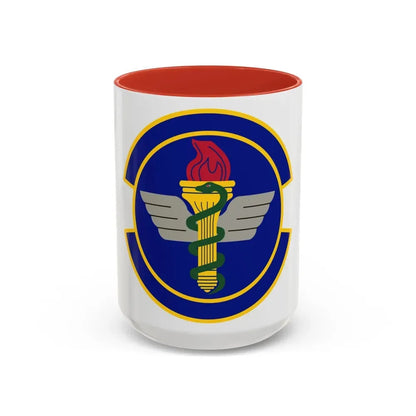 42 Operational Medical Readiness Squadron AETC (U.S. Air Force) Accent Coffee Mug 15oz Red - Go Mug Yourself