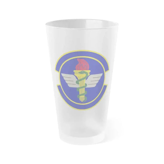42 Operational Medical Readiness Squadron AETC (U.S. Air Force) Frosted Pint Glass 16oz 16oz Frosted - Go Mug Yourself