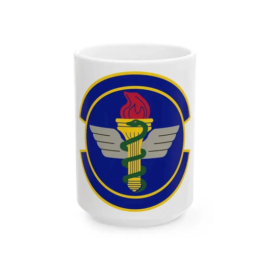 42 Operational Medical Readiness Squadron AETC (U.S. Air Force) White Coffee Mug 15oz - Go Mug Yourself