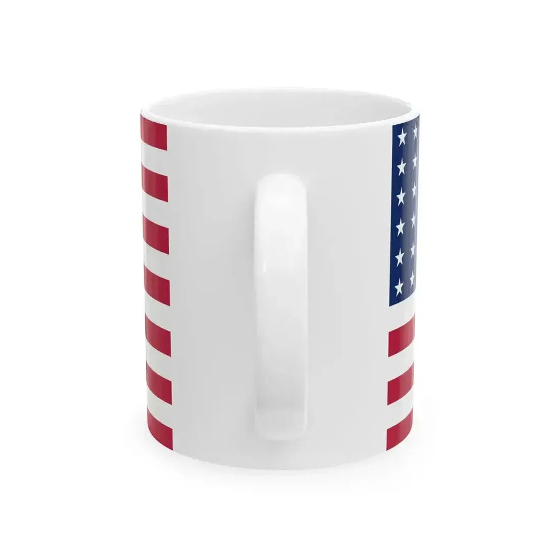 42 Star US Flag Unofficial (United States) White Coffee Mug - Go Mug Yourself